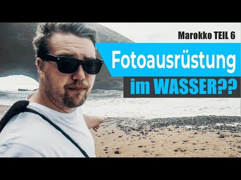 AROUND THE WORLD #003: Marokko Teil 6 - Welle überrascht uns, Kamele, Legzira Beach