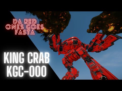 Red King Crabs go faster. King Crab KGC-000 . MechWarrior Online (MWO).