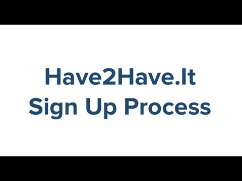 Have2Have It Sign Up Process - Instagram