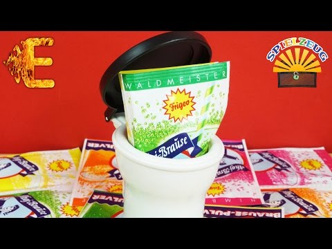 AHOJ BRAUSE in SCHLEIM TOILETTE - Große EXPLOSION ? Experiment Kinder deutsch
