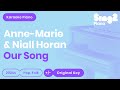 Anne Marie Niall Horan Our Song Karaoke Piano