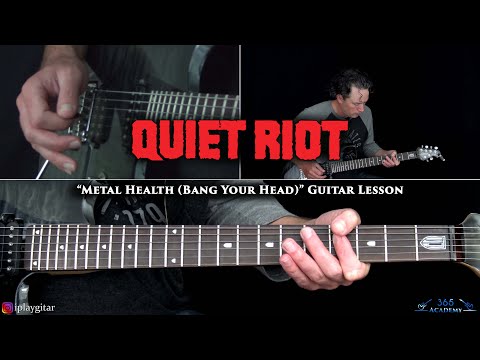 Quiet Riot - Metal Health (Bang Your Head) Guitar Lesson