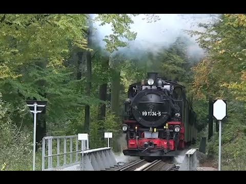 Dampflok: Herbstdampf der Weißeritztalbahn - Steam Train - Teil 2/2
