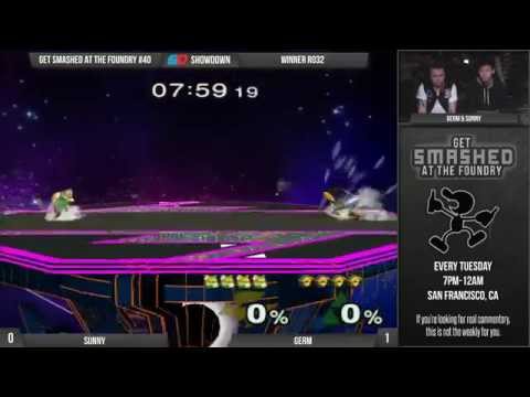 Get Smashed at the Foundry #40 - Winner Ro32: Sunny (Fox) vs Germ (Link)