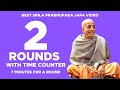 Srila Prabhupada Chanting Japa 2 Rounds With Counting Hare Krishna Maha Mantra Fast ISKCON