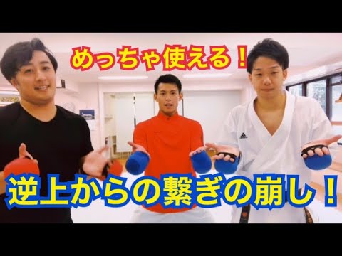 花車の崩し技(投げ技)/空手 組手 karate kumite