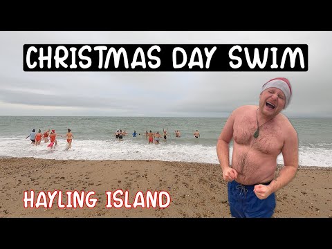 I Swam In The English Channel On Christmas Day on Hayling Island With A Bunch Of Nutters!