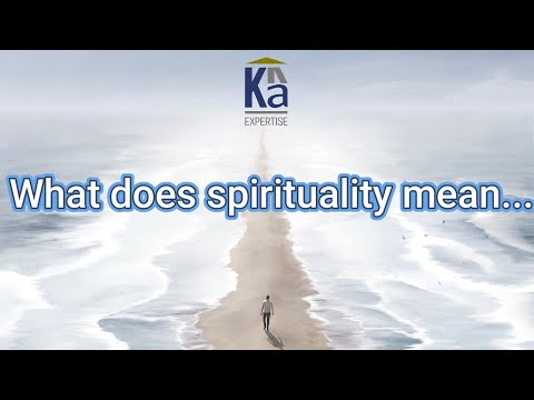 What does spirituality mean...