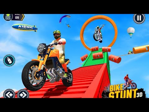 Mega Ramp Bike Racing Simulator 3D - Extreme Motocross Dirt Bike Stunt Racer - Android GamePlay