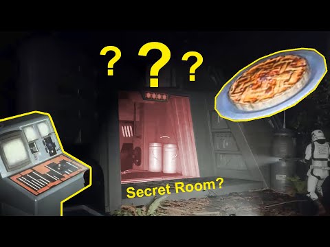 Battlefront 2 Easter Egg | Secret room on Endor, pies, and a secret button!