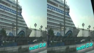 preview picture of video '3D-Video: AIDA Reisebericht Port Said / Kairo / Ägypten (Tag 7 Mittelmeer 16 AIDAdiva) 08.11.2012'