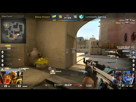 Edward stops the Defuser - Natus Vincere vs Luminosity MLG CS:GO Major Championship: Columbus Final