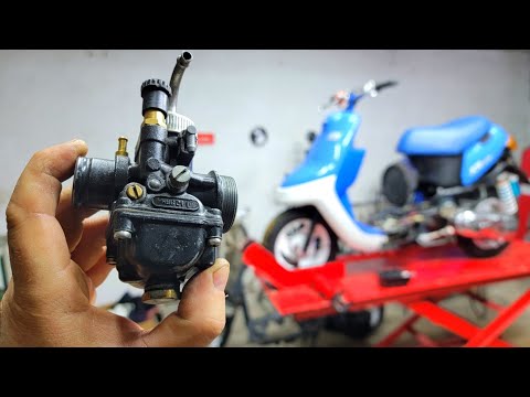 Настройка карбюратора Dellorto PHBG 21 BS на скутере Yamaha Jog 70cc Racing