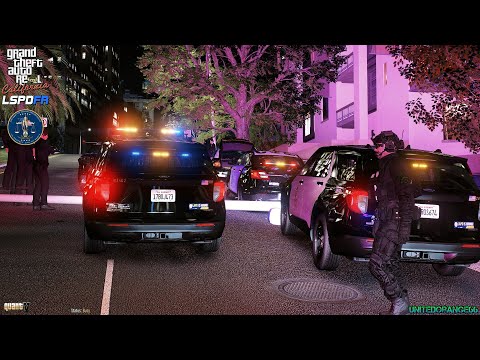 GTA V - LSPDFR 0.4.9🚔 - LA Revo - LSPD/LAPD - 2014 Charger - Officer Down | Active Shooter - 4K
