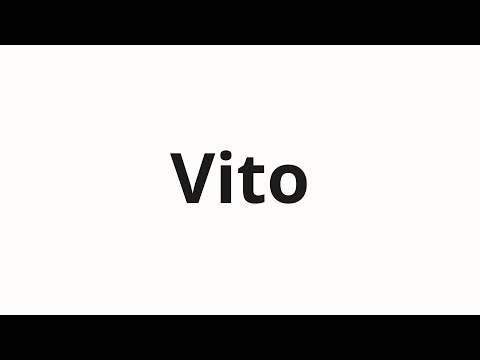 How to pronounce Vito | Вито (Vito in Russian)
