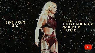 Britney Spears - 01.intro/Shattered Glass - THE LEGENDARY WORLD TOUR ( Live in Rio) (audio)