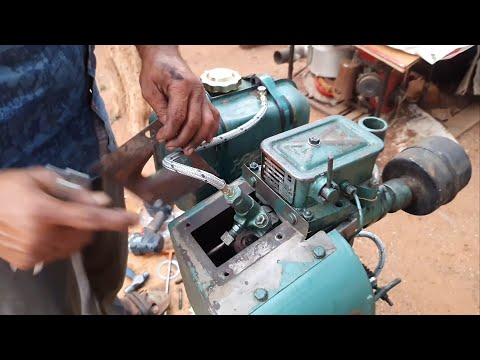 How to kirloskar TAF1 engine full servicing