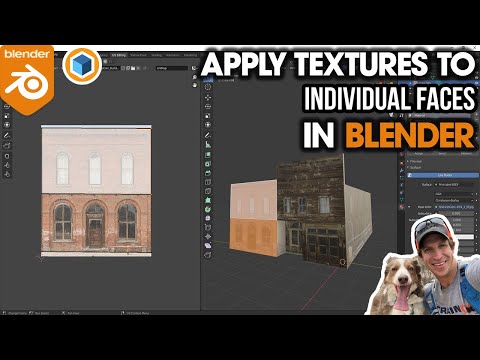 Applying DIFFERENT TEXTURES to Individual Faces in Blender