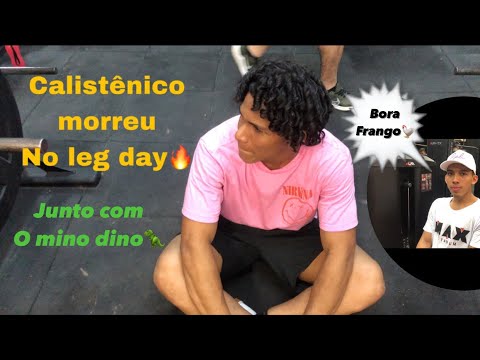 🚨1º vídeo do canal🔥 calistênico morreu no leg day com o mini ramon🦖