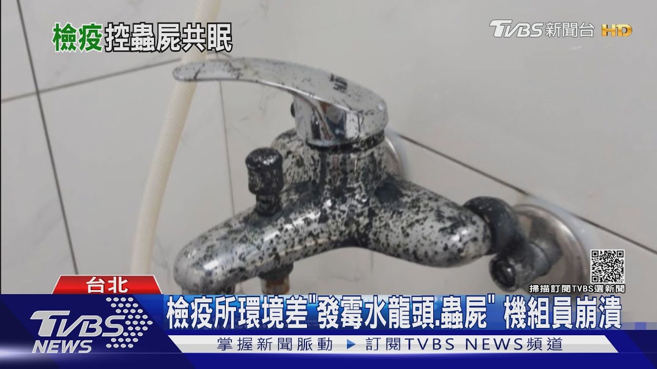 檢疫所環境差「發霉水龍頭、蟲屍」 機組員崩潰