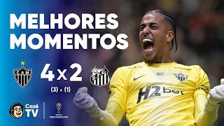 MELHORES MOMENTOS: ATLÉTICO-MG 4(3) X 2(1) SANTOS | QUARTAS (VOLTA) | CONMEBOL SULAMERICANA 2026