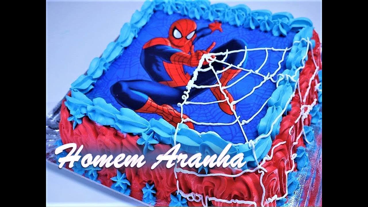 BOLO de aniversário INFANTIL HOMEM ARANHA