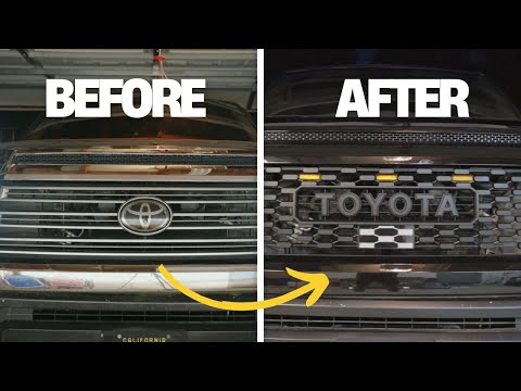 How to Replace and Install Grille Insert on a Toyota Tundra | 2014-2021 | KOK Auto Parts