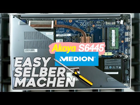 Medion Akoya S6445 von Innen - RAM, SSD, Akku, Lüfter wechseln - Guide