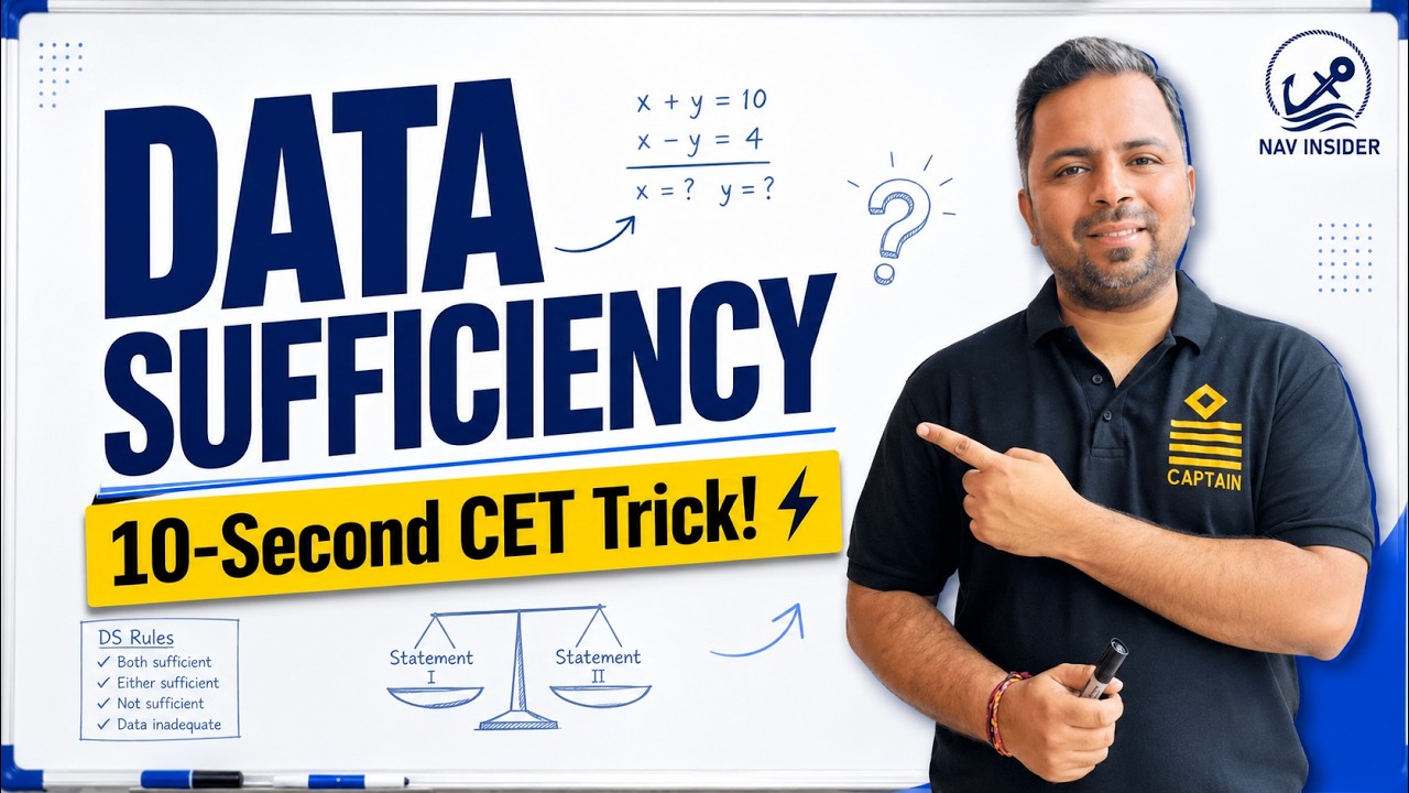 Data Sufficiency questions can make or break your CET score. Are you solving them the smart way? 🧠⏱️