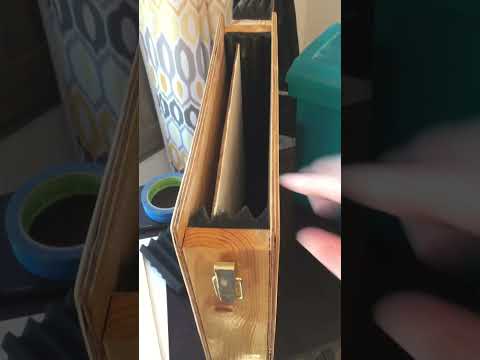 Homemade wet panel carrier for oil painting