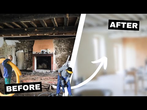 TIMELAPSE: 3 YEARS OF RENOVATING AN ABANDONED FRENCH FARMHOUSE