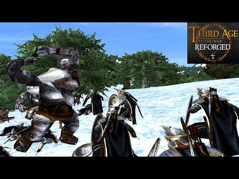 WINTER ATTACK ON THE GOBLIN WOODS (New Patch) - Third Age: Total War (Reforged)