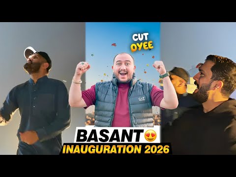 Basant Inauguration At My Place😍  Rajab Or Dogar Ka Pecha Lag Gya😂