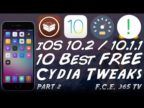 Top 10 Best Free Cydia Tweaks for iOS 10.2 Jailbreak (Part 2) Video