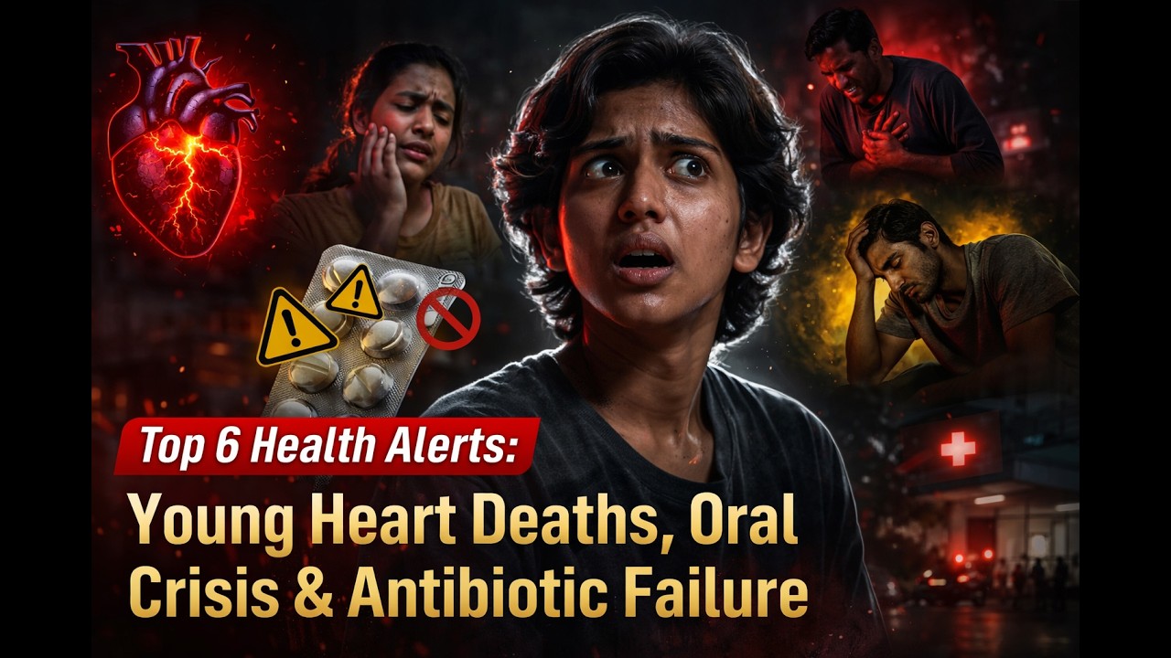 Top 6 Health Alerts You Can’t Ignore: Heart Risks, Oral Crisis & Antibiotic Failure | OnlyMyHealth