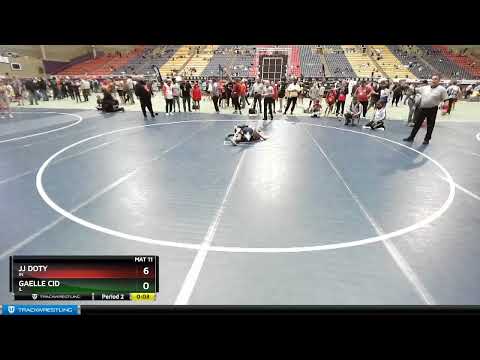 92 Lbs Champ. Round 1 - Gaelle Cid, IL Vs Jj Doty, IN 1f8e