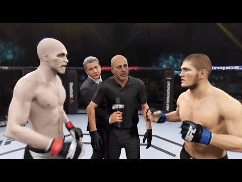 Deadman vs. Khabib (EA Sports UFC 2) - CPU vs. CPU - Crazy UFC 👊🤪