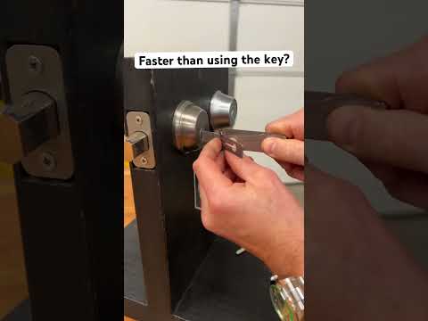 The Lishi Picks may not be quite as fast as using the key, but they give keys a run for their money.