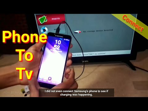 How to connect 4g smartphone to tv using usb data cable