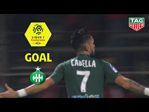 Goal Rémy CABELLA (1') / Nîmes Olympique - AS Saint-Etienne (1-1) (NIMES-ASSE) / 2018-19