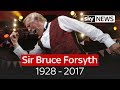 Veteran TV host Sir Bruce Forsyth dies at 89