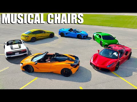 $2,000,000 Luxury Car Musical Chairs, If you crash, You Lose!