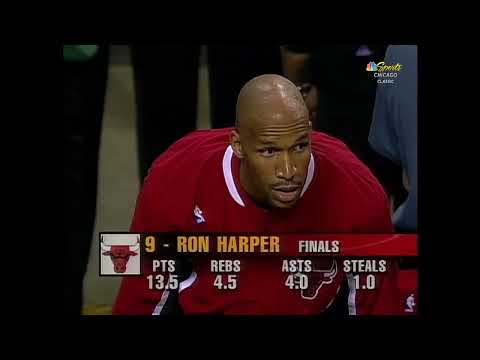 1996 06 09 NBA Finals Game 3 Chicago Bulls @ Seattle SuperSonics Michael Jordan Shawn Kemp Gary Payt