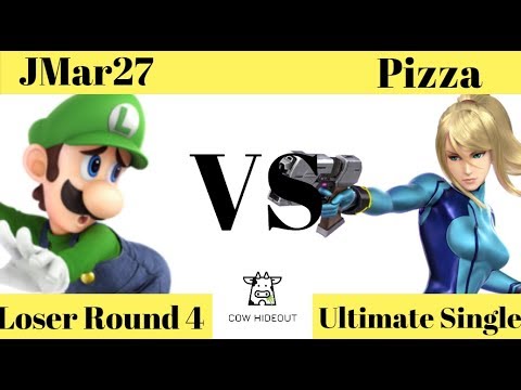 Cow Hideout - Loser Round 4: JMar27 (Luigi/Mario) vs Pizza (Zero Suit Samus)