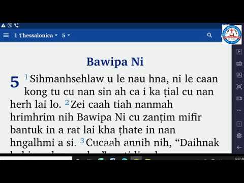 I Thesselonica Dal 5 Hrilhfiah (Bible Study) - Rev. Hoi Cung Tum