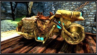 Skyrim Special Edition: ▶️Dwarven Motorcycle◀️ Mini Mod Showcase