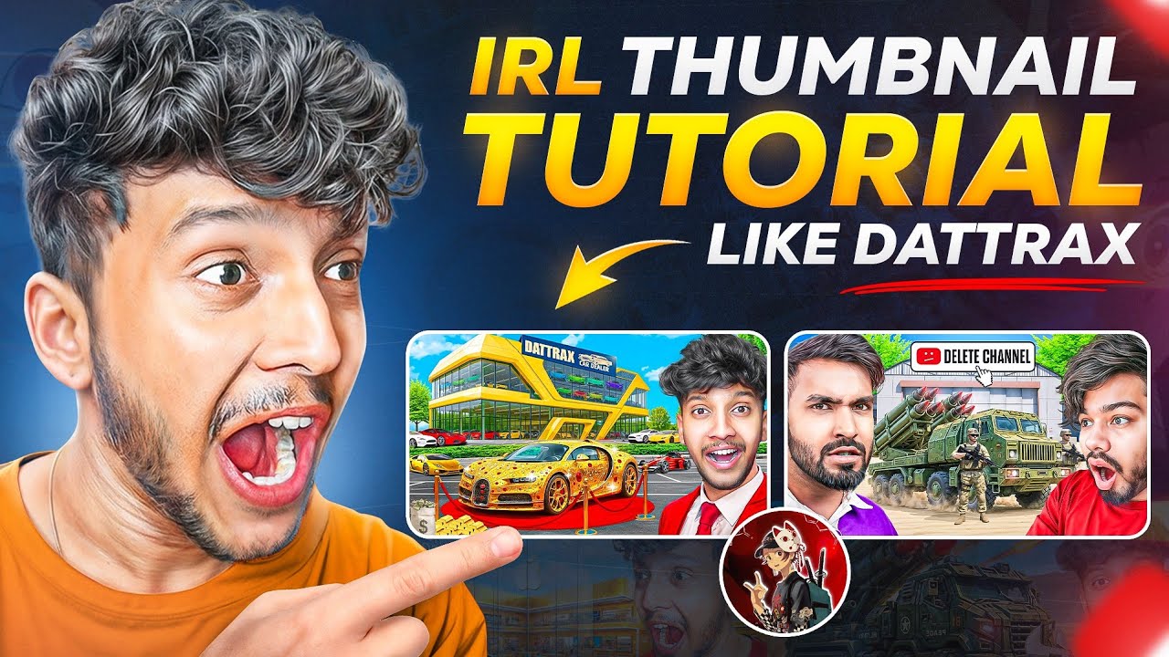 Thumbnail: How to Make a VIRAL Gaming Thumbnail Like Dattrax Gaming (Step-By-Step)