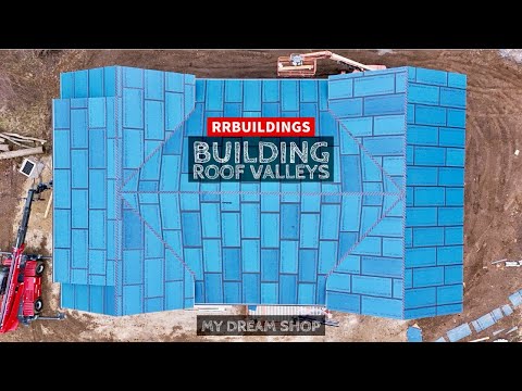 My Dream Shop Ep-25: Building Post Frame Valleys on Roof