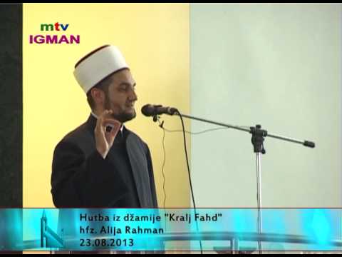 Hutba i dzuma namaz 23 08 2013