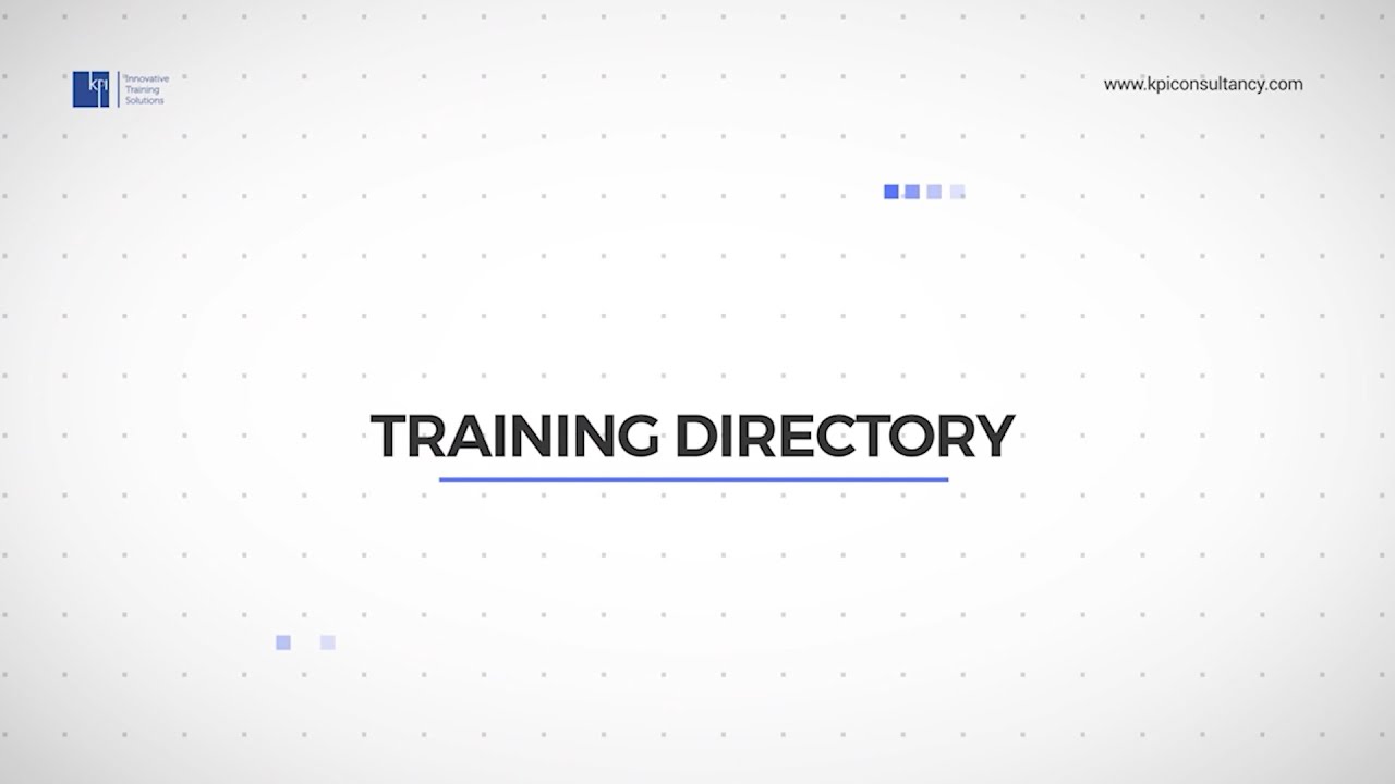 Training Directory